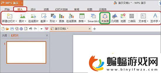 在WPS中怎么插入關(guān)系圖