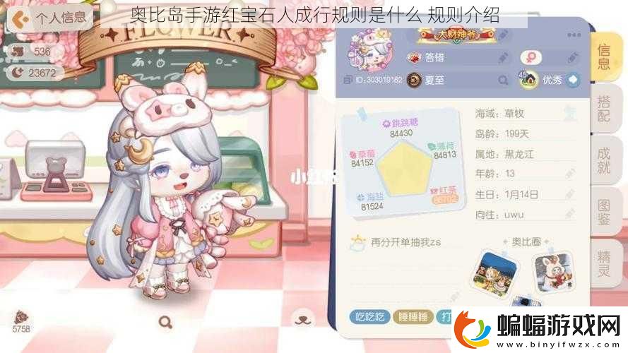奧比島手游紅寶石人成行規(guī)則是什么