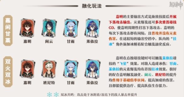 嘉明陣容怎么搭配