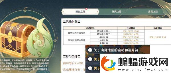 原神覓取月輝活動玩法及獎勵介紹