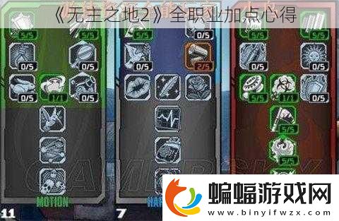 無主之地2全職業加點心得
