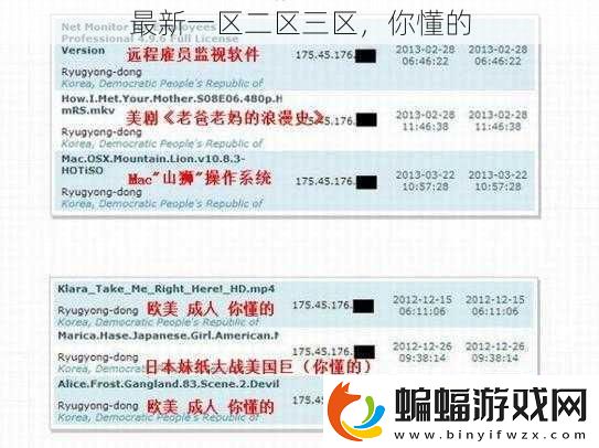 最新一區二區三區