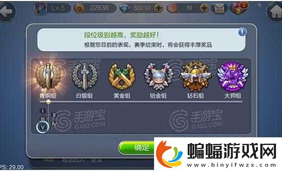 天天萌戰記排位賽晉級方法