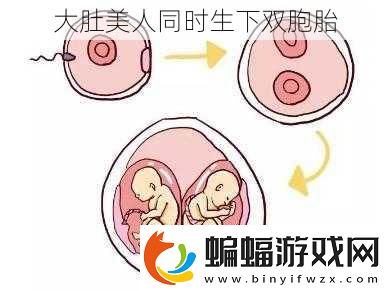 大肚美人同時生下雙胞胎