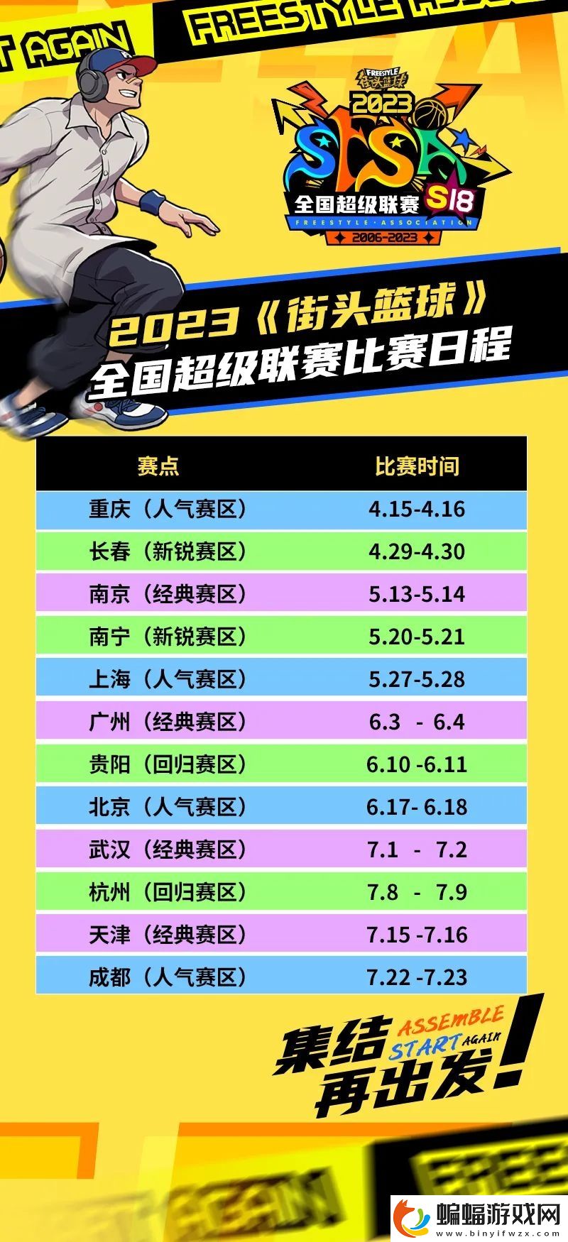 青春基友團！街頭籃球SFSA全國聯賽日程公布